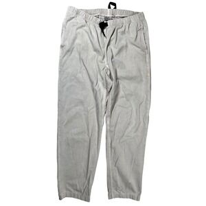 Gramicci G-Pants Mens XL Tan Cotton Elastic Waist Belted Hiking Outdoor‎ READ